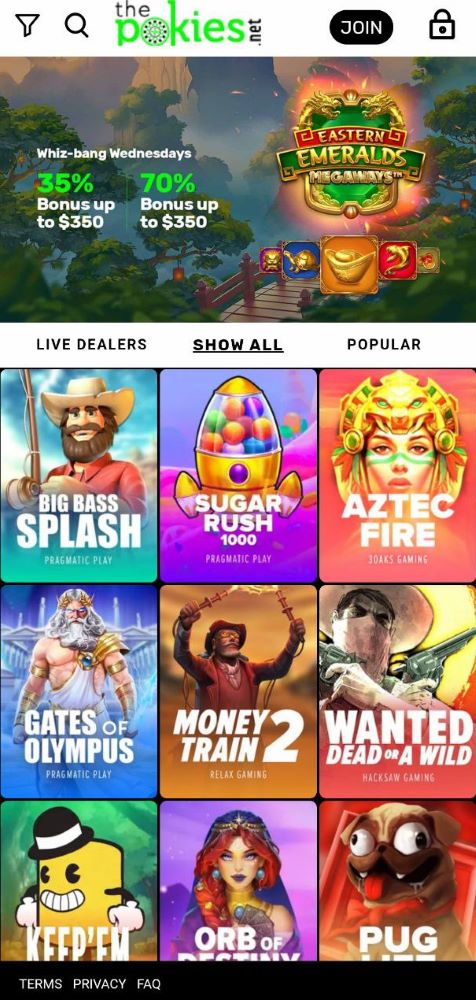 Thepokies mobile app